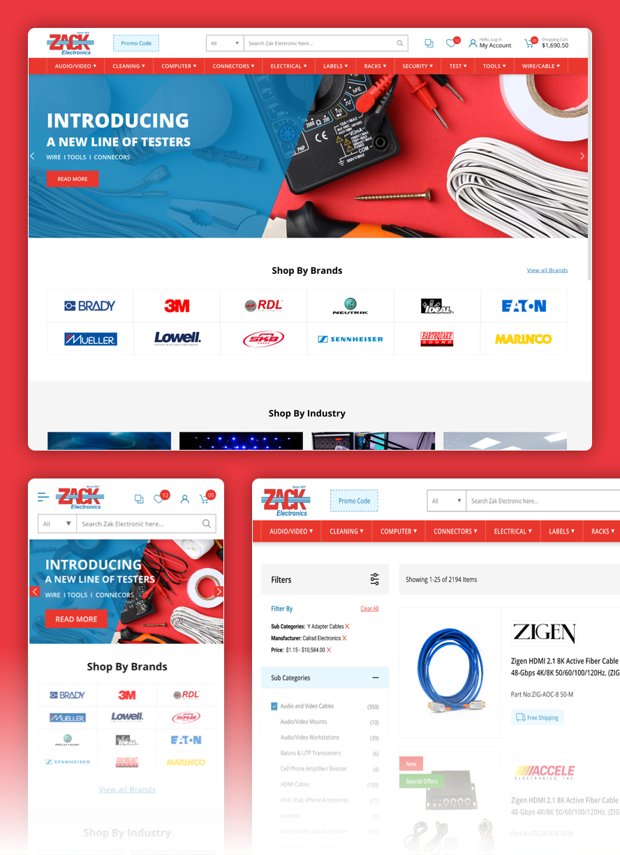 Optimizing Website Functionalities for the Electronics Website