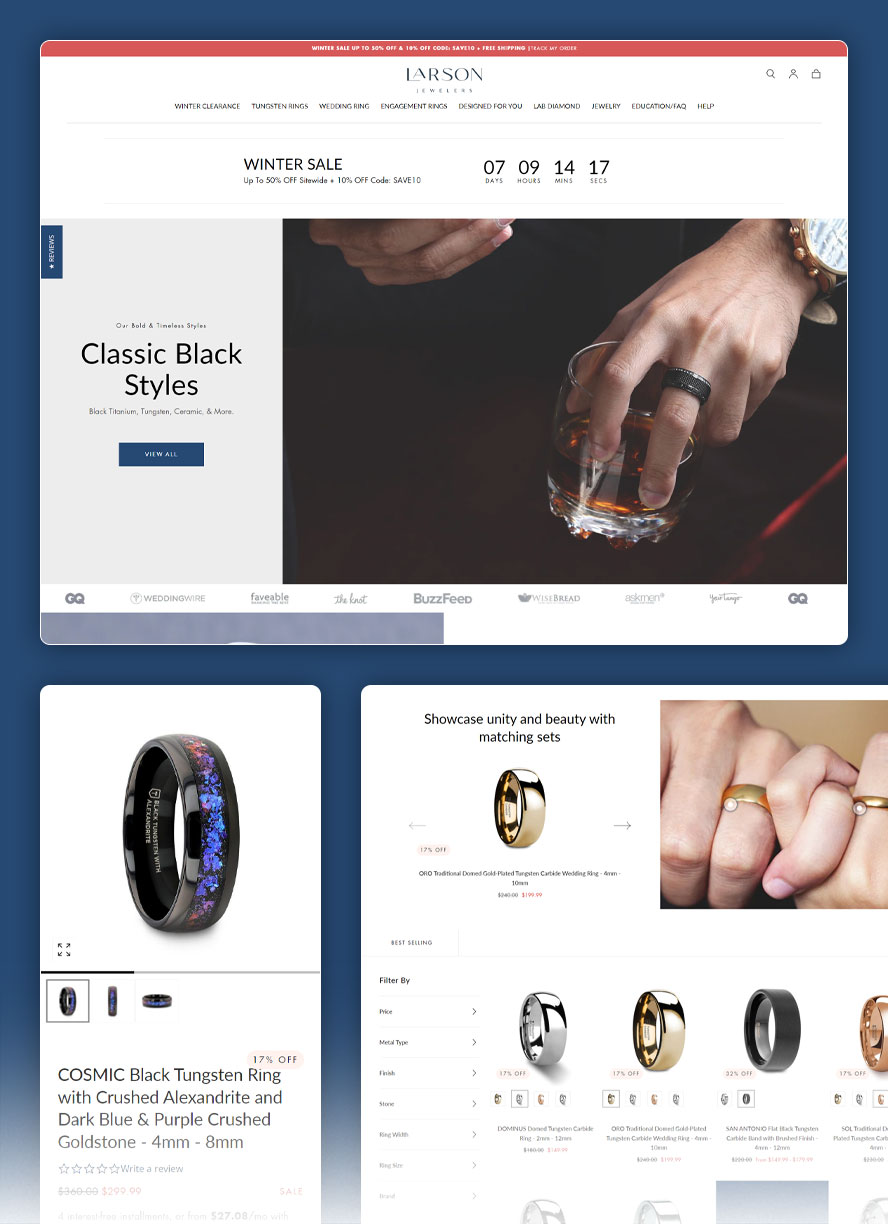 digital marketing for a wedding ring dealer