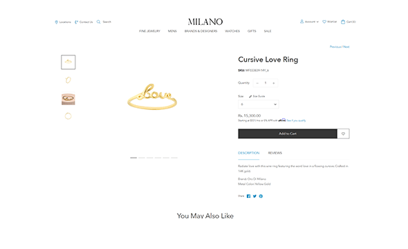 Interactive Jewelry Platform: