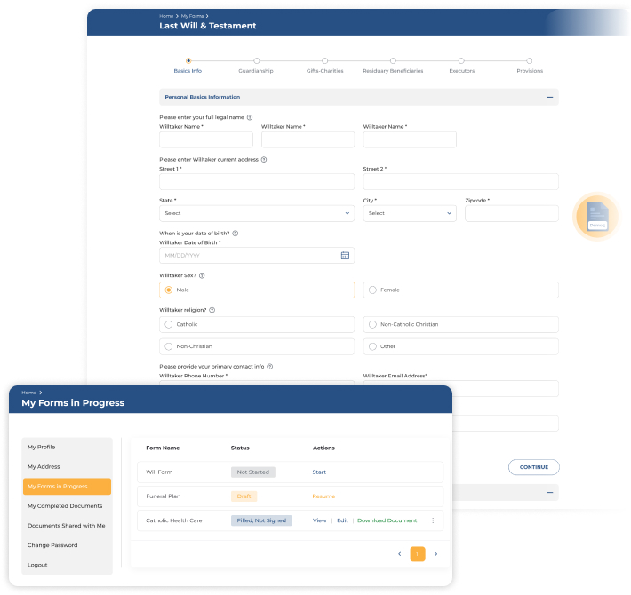 custom form builder platform for non-profit organization