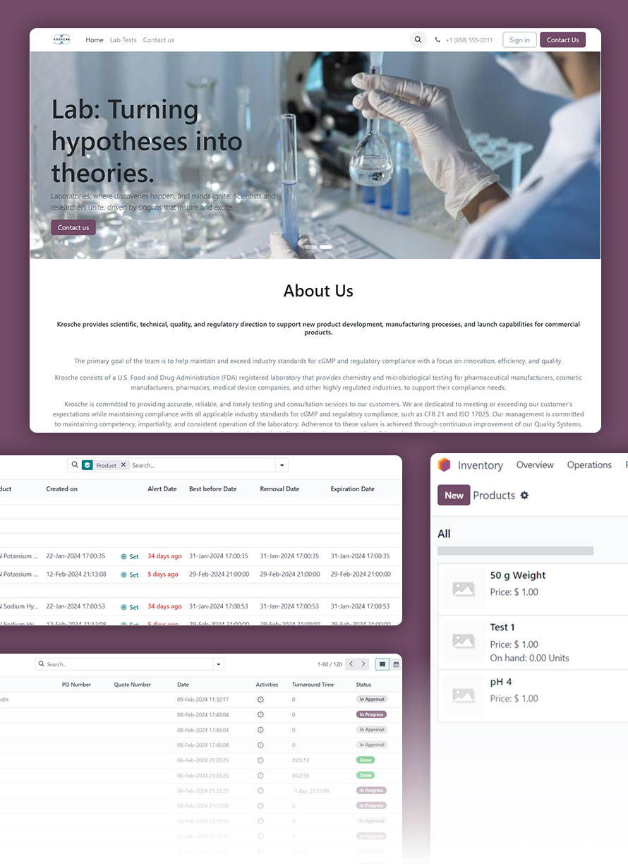 ENHANCED UI/UX EXPERIENCE FOR MATERIAL TESTING LAB