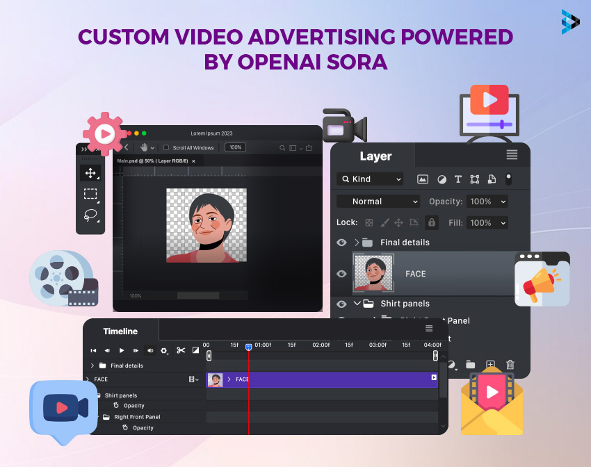 custom video advertising powered by openai sora
