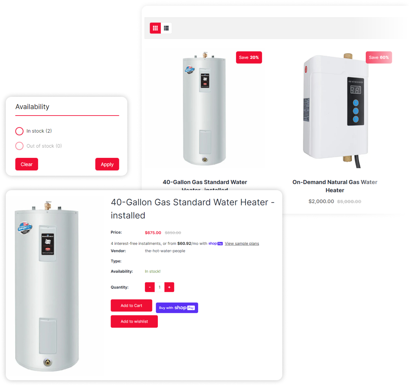 shopify ecommerce website development