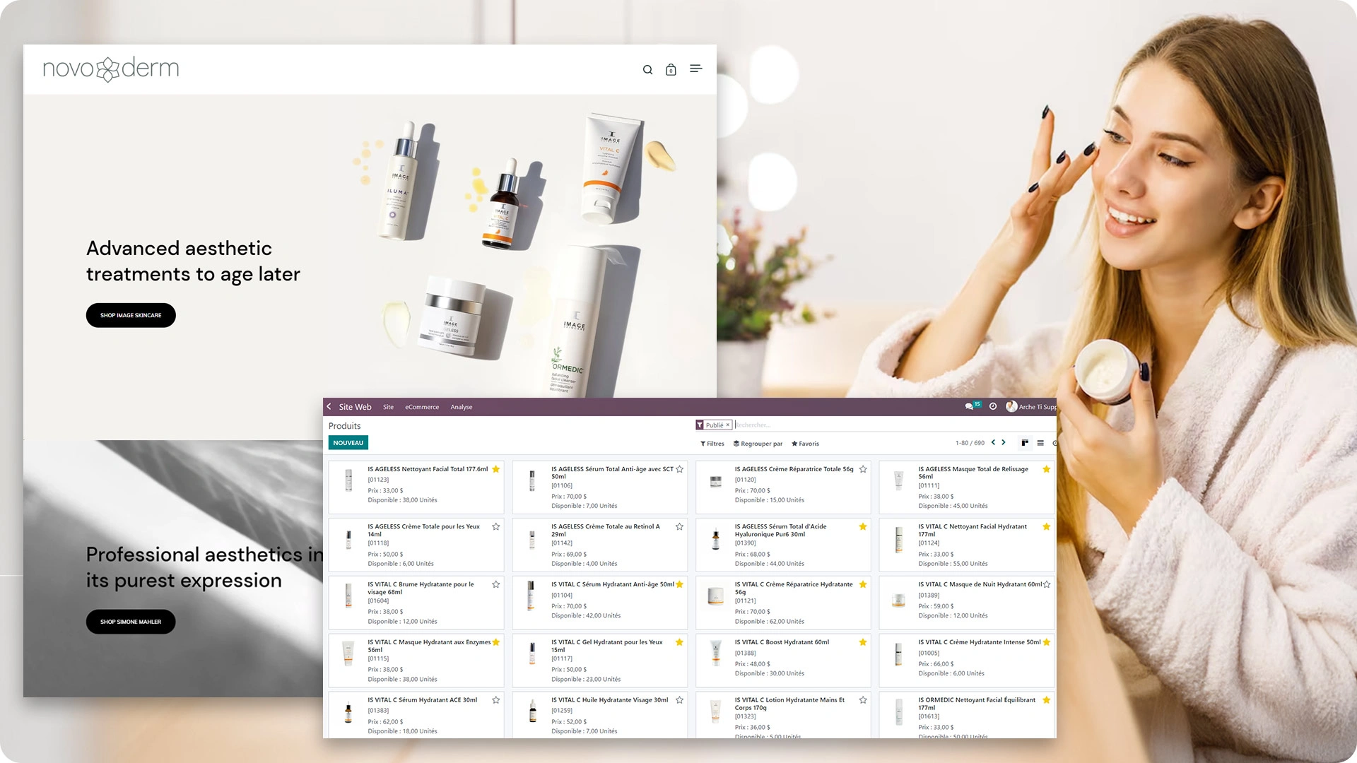 Odoo Integration for Novoderm