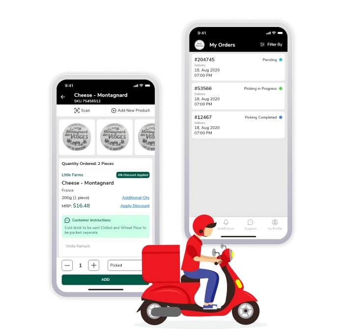 Seamless Order Management and Processes