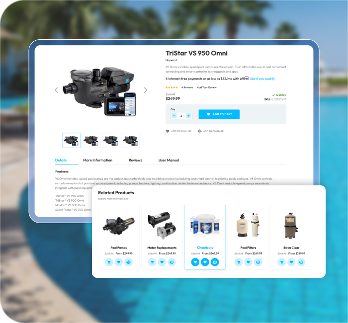 Comprehensive Product Pages for Detailed Insights