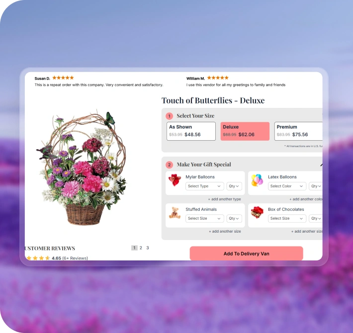 Customizable Add-On Items for Personalized Gift Orders