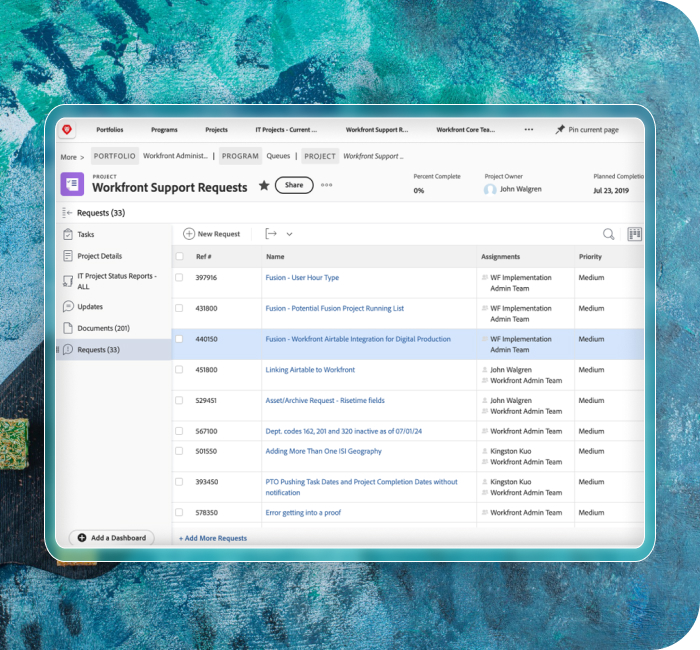 Optimizing Task Management with Improved Workfront Modules