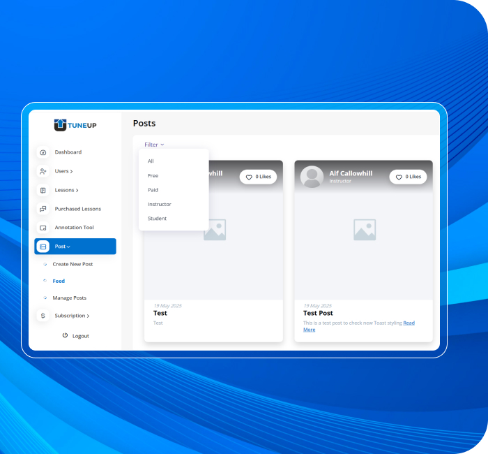 Fully Responsive Platform for Android, iOS, and Web