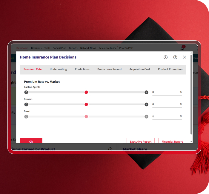 Simulate Real Insurance Decisions for Practical Experience